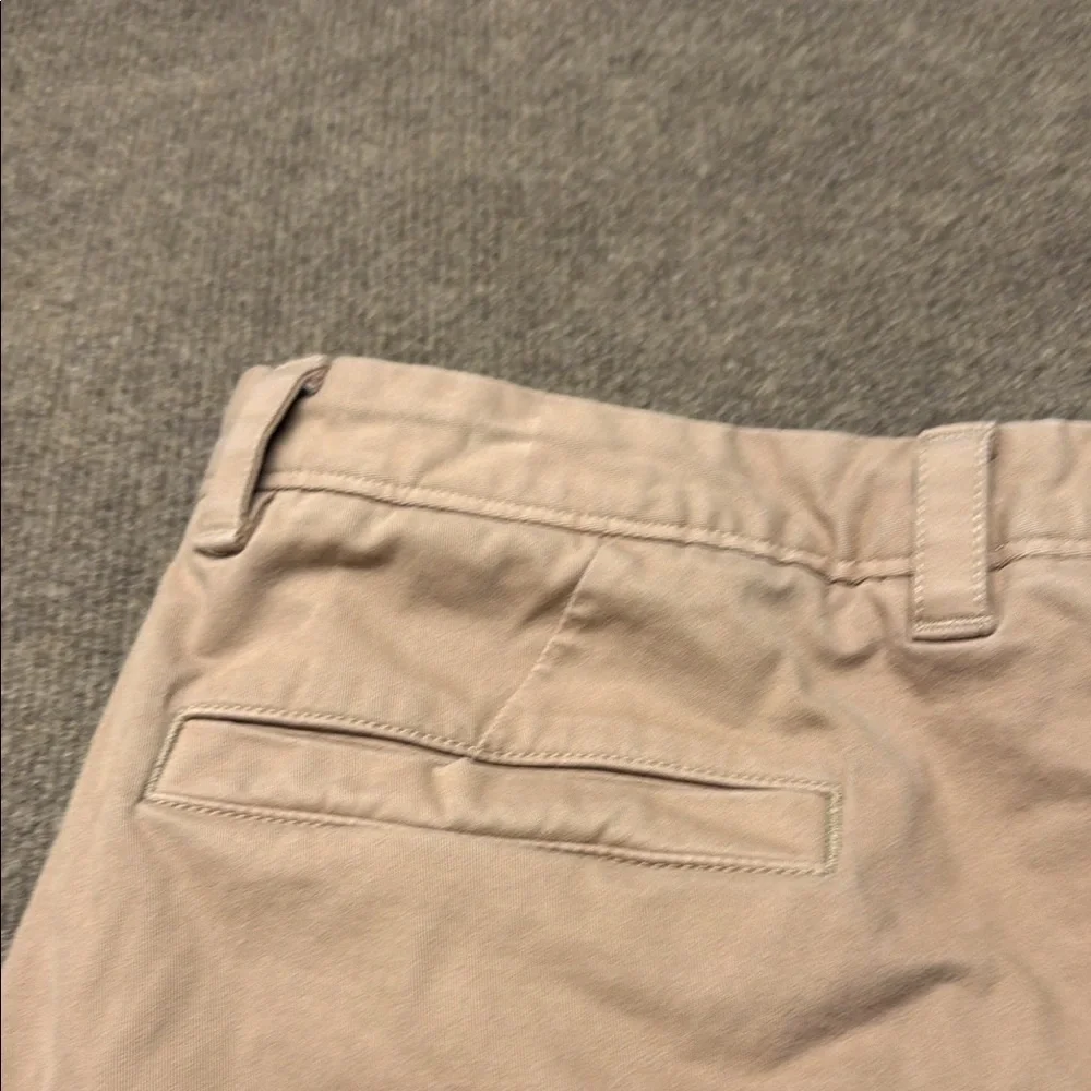 BOSS Hugo Boss Stretch Chino Pants Mens 38R 38x32 Tan Trouser Flat Front
